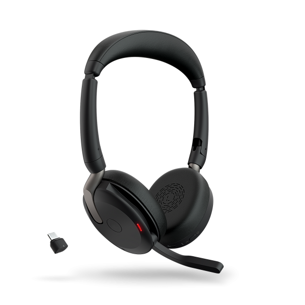 Jabra Evolve2 65 Flex, UC, Link 380c - Over-Ear Headset